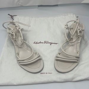 Salvatore Ferragamo Cream Sandals